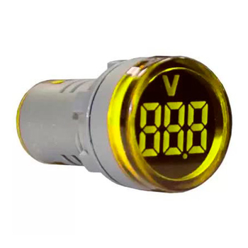 Индикатор значения напряжения AD22-RV желтый Энергия, 10 шт - Электрика, НВА - Устройства управления и сигнализации - Сигнальная аппаратура - Магазин электротехнических товаров Проф Ток